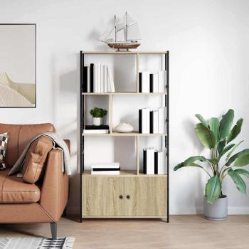 ARDEBO.de - Bücherregal 80 x 30 x 155,5 cm Holzwerkstoff Sonoma-Eiche