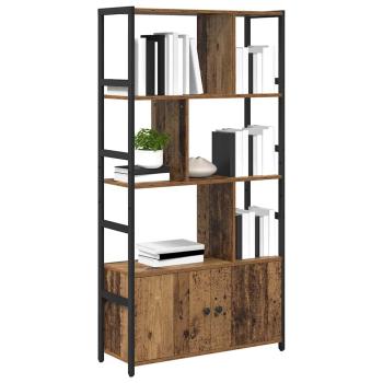 Bücherregal 80 x 30 x 155,5 cm Holzwerkstoff Altholz