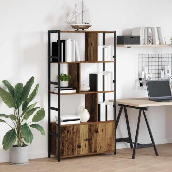 Bücherregal 80 x 30 x 155,5 cm Holzwerkstoff Altholz