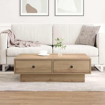 ARDEBO.de - Couchtisch Artisan-Eiche 90 x 90 x 28 cm Holzwerkstoff