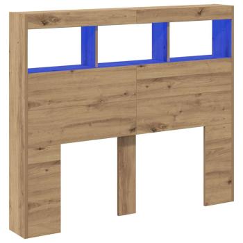 Kopfteil Artisan-Eiche Holzwerkstoff