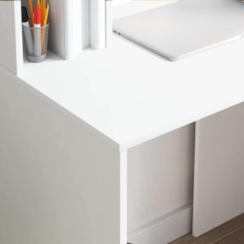 Schreibtisch Weiß 91 x 50 x 149 cm Holzwerkstoff