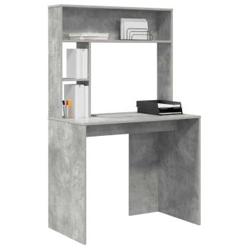 Schreibtisch Betongrau 91 x 50 x 149 cm Holzwerkstoff