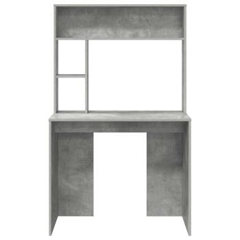 Schreibtisch Betongrau 91 x 50 x 149 cm Holzwerkstoff