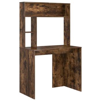 Schreibtisch Räuchereiche 91 x 50 x 149 cm Holzwerkstoff
