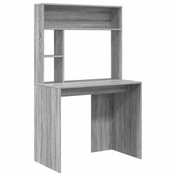 Schreibtisch Sonoma-Grau 91 x 50 x 149 cm Holzwerkstoff