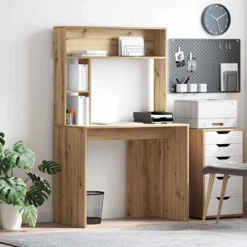ARDEBO.de - Schreibtisch Artisan-Eiche 91 x 50 x 149 cm Holzwerkstoff