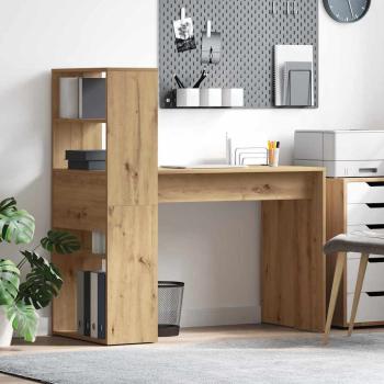 ARDEBO.de - Schreibtisch Artisan-Eiche Holzwerkstoff 113 x 54 x 120 cm