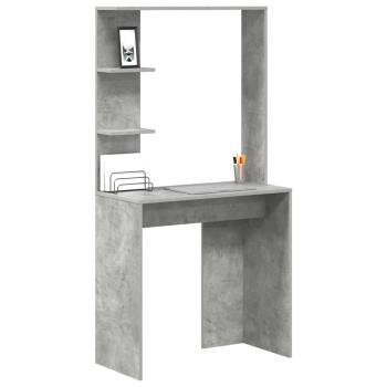 Schreibtisch Beton Grau Holzwerkstoff 78,5 x 37 x 154,5 cm