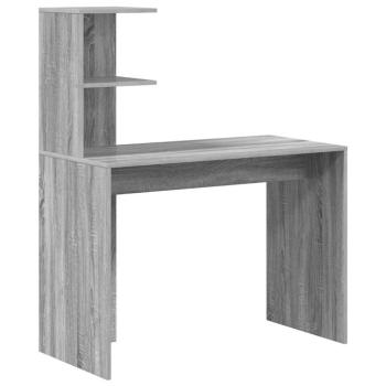 Schreibtisch Sonoma-Grau 102 x 50 x 124 cm Holzwerkstoff
