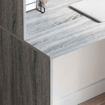 Schreibtisch Sonoma-Grau 102 x 50 x 124 cm Holzwerkstoff