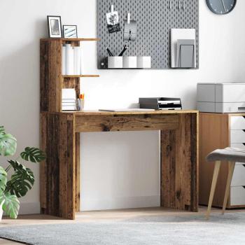 ARDEBO.de - Schreibtisch Altholz 102 x 50 x 124 cm Holzwerkstoff