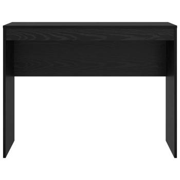 Schreibtisch Schwarz Eichen-Optik 100 x 40 x 76 cm