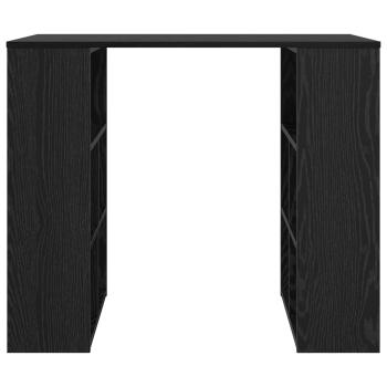 Schreibtisch Schwarz Eichen-Optik Holzwerkstoff 90 x 50 x 75 cm