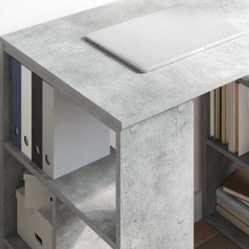 Schreibtisch Beton Grau Holzwerkstoff 90 x 50 x 75 cm