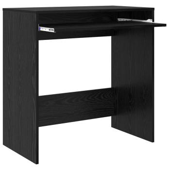 Schreibtisch Schwarz Eichen-Optik Holzwerkstoff