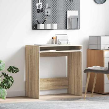 ARDEBO.de - Schreibtisch Sonoma-Eiche Holzwerkstoff 77,5 x 43 x 79 cm