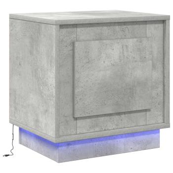 Nachttisch Beton Grau 44 x 34,5 x 45 cm Holzwerkstoff