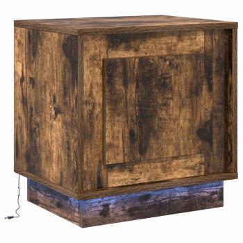 Nachttisch Geräucherte Eiche 44 x 34,5 x 45 cm Holzwerkstoff