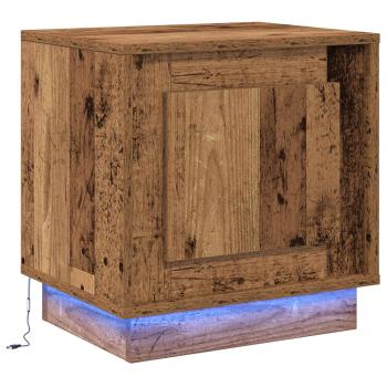 Nachttisch Altholz 44 x 34,5 x 45 cm Holzwerkstoff