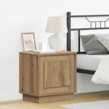 ARDEBO.de - Nachttisch 2 stk. Artisan-Eiche 44 x 34,5 x 45 cm Holzwerkstoff