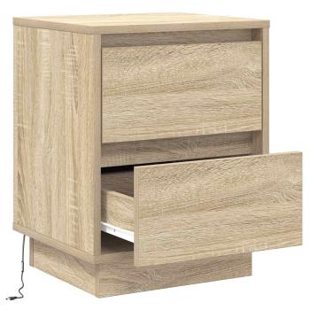 Nachttisch Sonoma-Eiche 39 x 34,5 x 50 cm Holzwerkstoff