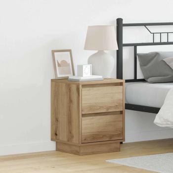 ARDEBO.de - Nachttisch Artisan-Eiche 39 x 34,5 x 50 cm Holzwerkstoff