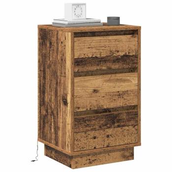 Nachttisch Altholz 39 x 34,5 x 65 cm Holzwerkstoff