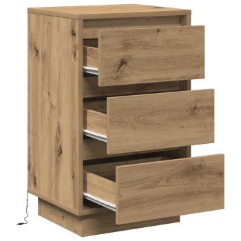 Nachttisch Artisan-Eiche 39 x 34,5 x 65 cm Holzwerkstoff