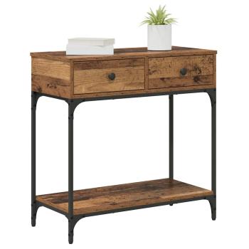 Konsolentisch Altholz 75 x 34,5 x 75 cm Holzwerkstoff