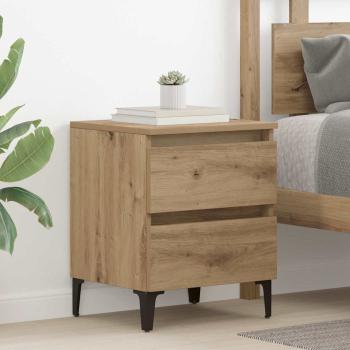 Nachttisch 2 stk. Artisan-Eiche 40 x 35 x 50 cm Holzwerkstoff