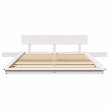 Bettgestell Braun 140 x 190 cm Holz