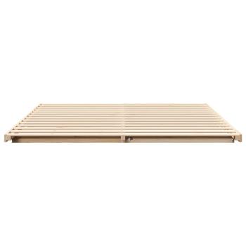 Bettrahmen Braun 180 x 210 cm Massives Kiefernholz