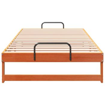 Bettrahmen Braun 100 x 200 cm Massives Kiefernholz