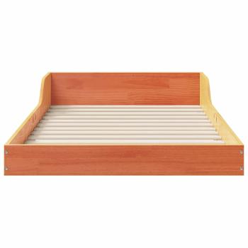 Bettrahmen Wachsbraun 90 x 210 cm Massives Kiefernholz