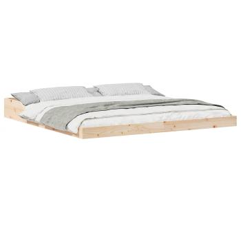 Bettrahmen Braun 180 x 210 cm Massives Kiefernholz