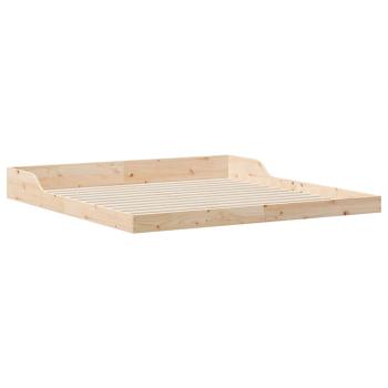 Bettrahmen Braun 180 x 210 cm Massives Kiefernholz