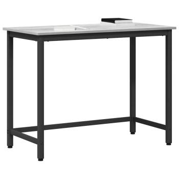 Tisch Graues Sonoma 80 x 50 x 76,5 cm Ingenieure Holz und Stahl