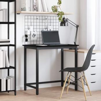 ARDEBO.de - Tisch Schwarz Eichen-Optik 100 x 50 x 76,5 cm
