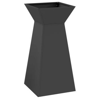 Säulen Pflanzer 2 stk. Schwarz 35 x 35 x 73 cm