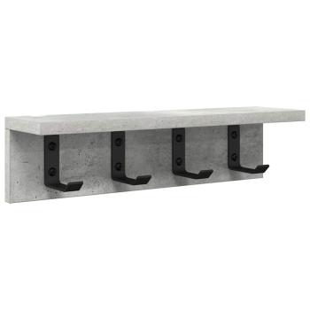Wandmontierter nachttisch Wandhalterung Beton Grau