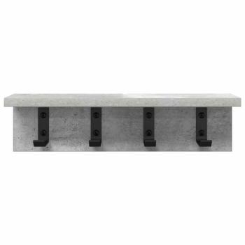 Wandmontierter nachttisch Wandhalterung Beton Grau