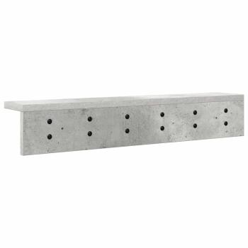 Wandmontierter nachttisch Wandhalterung Beton Grau