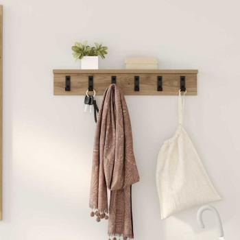 ARDEBO.de - Wandmontierter nachttisch Wandhalterung Artisan-Eiche