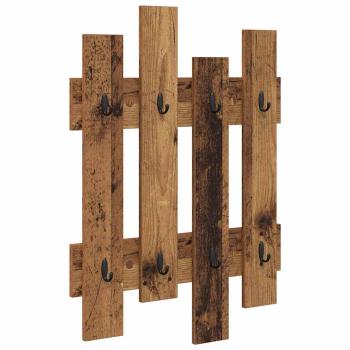 Wandmontierter nachttisch Wandhalterung Altholz 60 x 3 x 82 cm