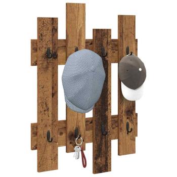 Wandmontierter nachttisch Wandhalterung Altholz 60 x 3 x 82 cm
