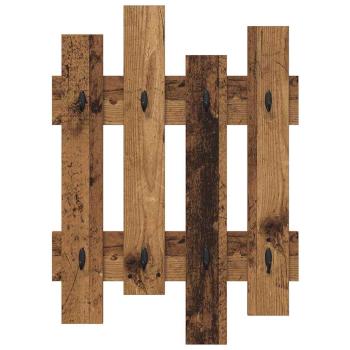 Wandmontierter nachttisch Wandhalterung Altholz 60 x 3 x 82 cm
