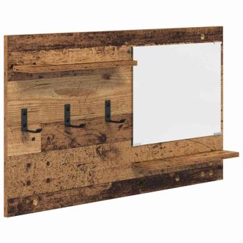 Wandmontierter nachttisch Wandhalterung Altholz 90 x 10 x 50 cm