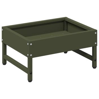 Vogel-Feeder Olive Grün 34 x 26 x 16 cm Kaltgewalzter Stahl