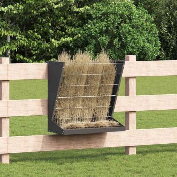 ARDEBO.de - Heu Futterspender Schwarz 71 x 33 x 70 cm 5 kg